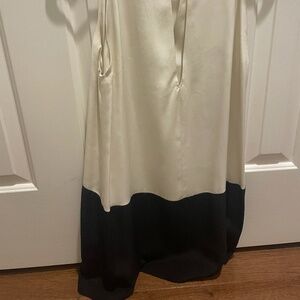 Parker XS Black and White Mini Dress